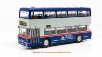 901018 Rapido West Midlands Fleetline Double Decker Bus number 6913 - TWM Blue/Silver - 115 SUTTON COLDFIELD VIA ERDINGTON AND WALMLEY